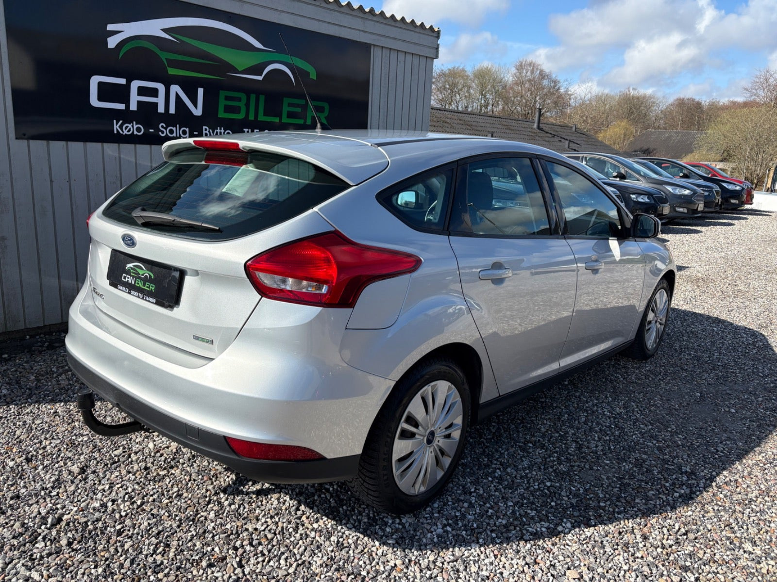 Sølv Ford Focus fra 2017