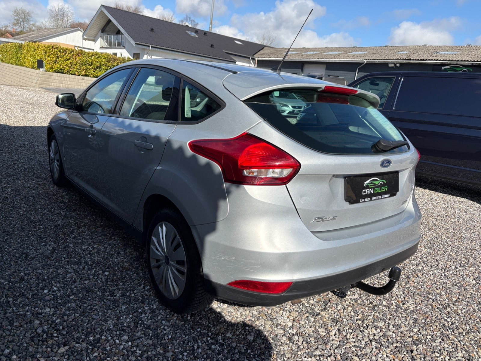 Sølv Ford Focus fra 2017