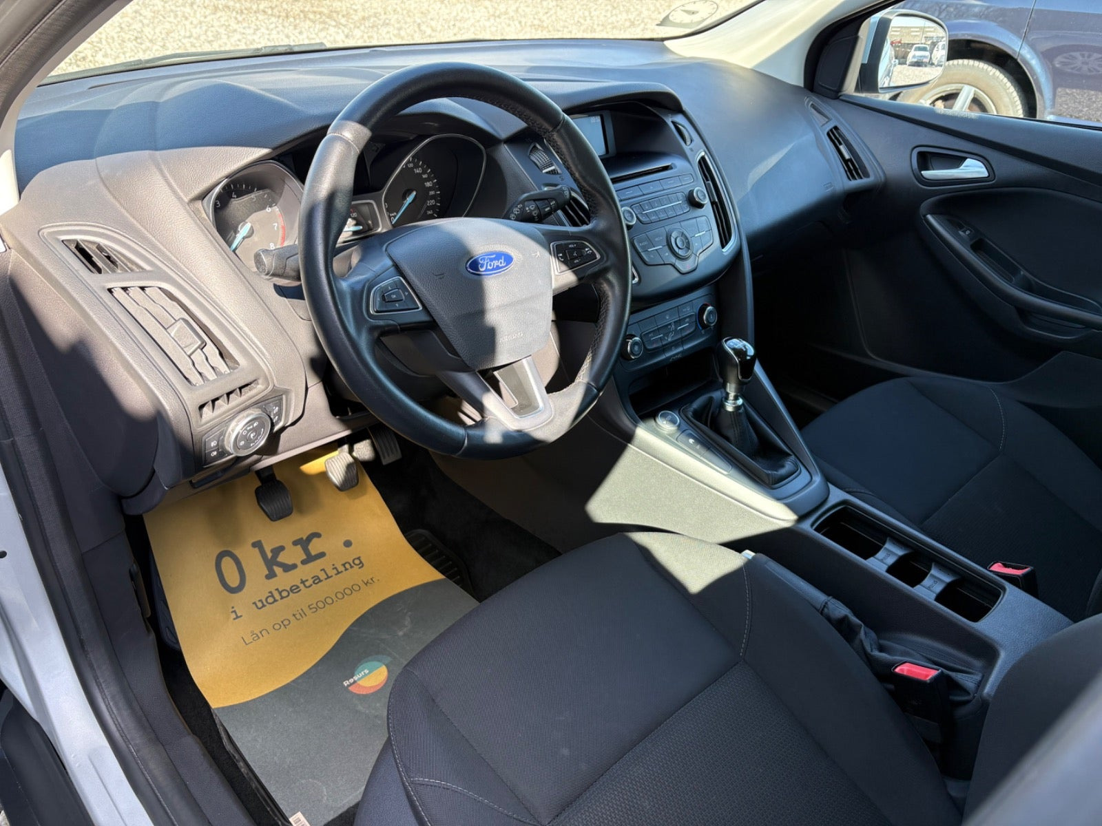 Sølv Ford Focus fra 2017