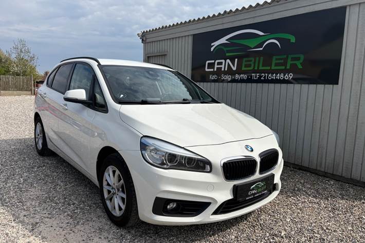 Hvid BMW 218i fra 2015