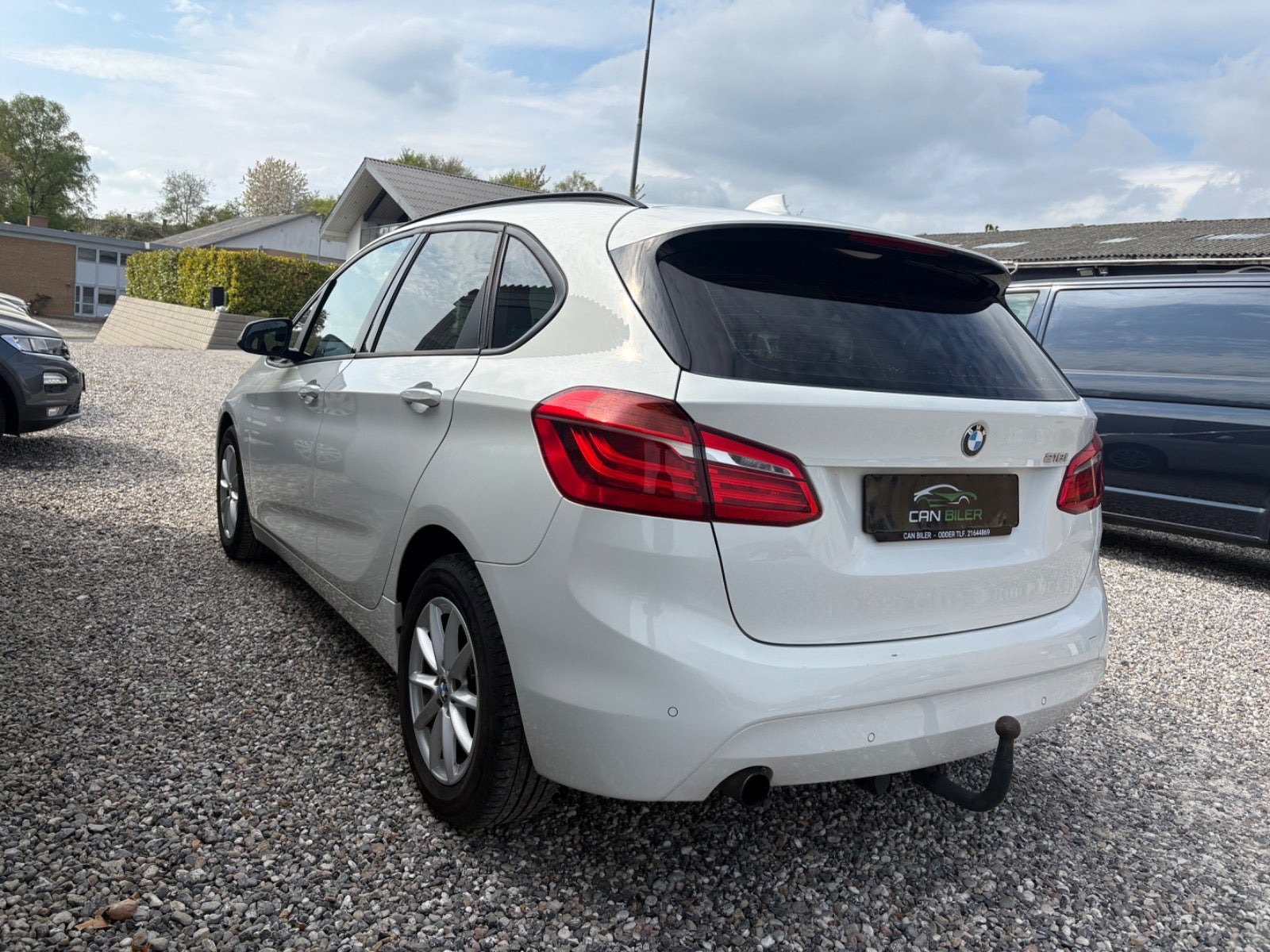Hvid BMW 218i fra 2015