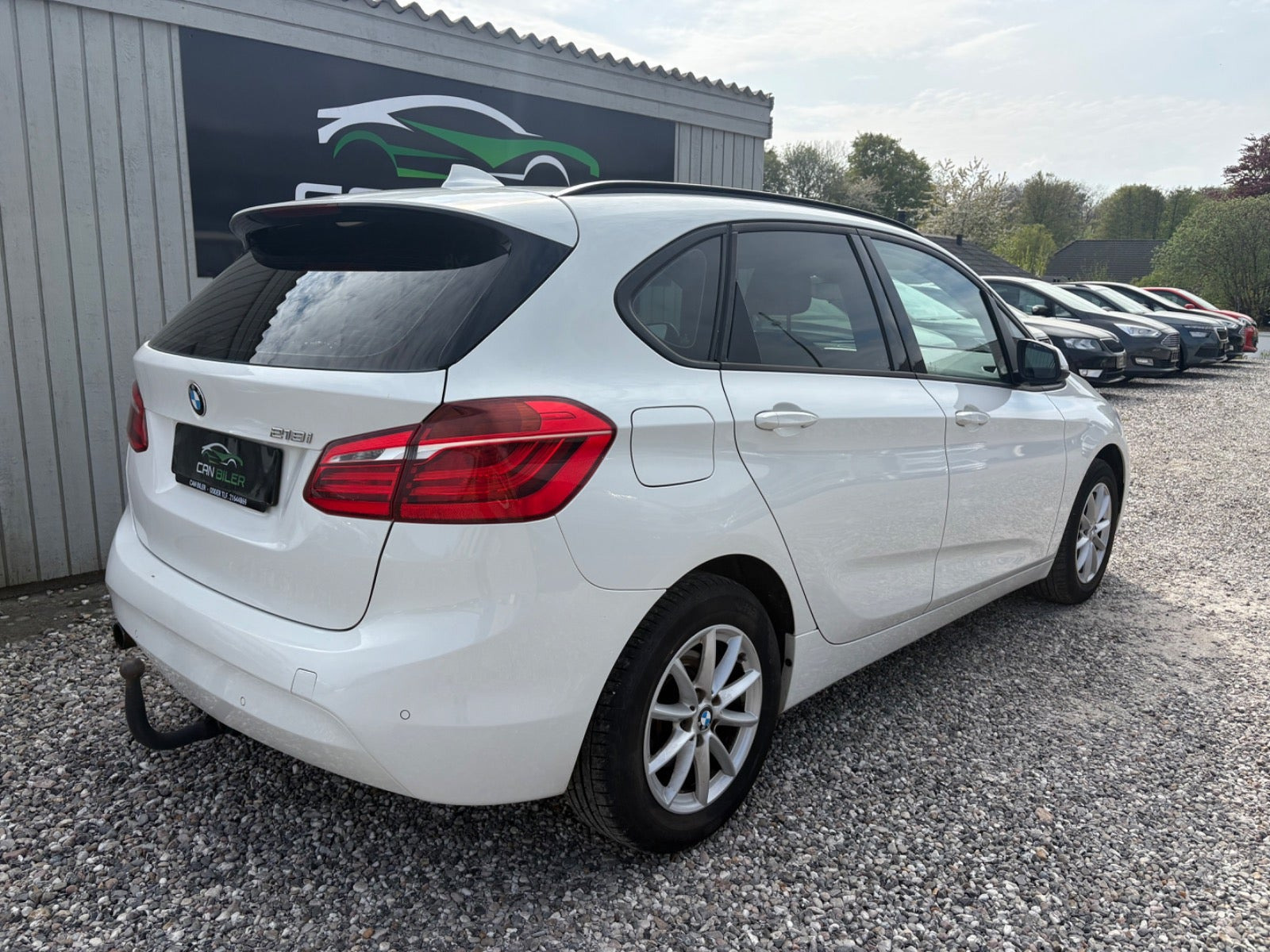Hvid BMW 218i fra 2015