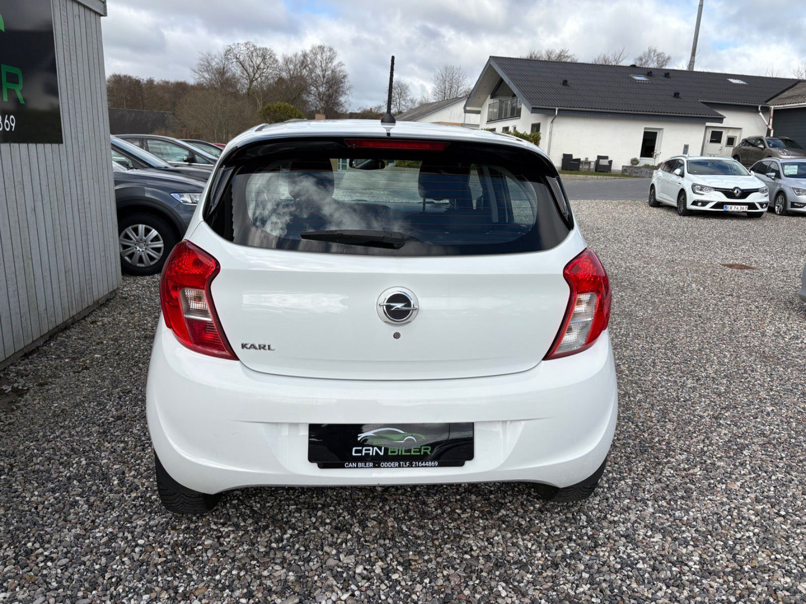 Hvid Opel Karl fra 2016