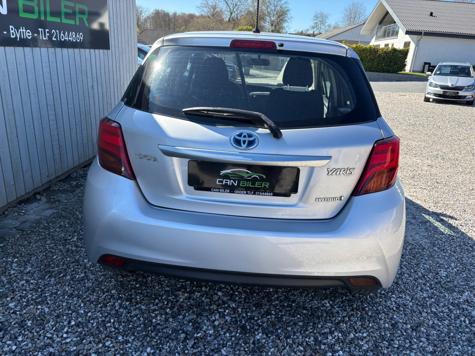 Hvid Toyota Yaris fra 2016