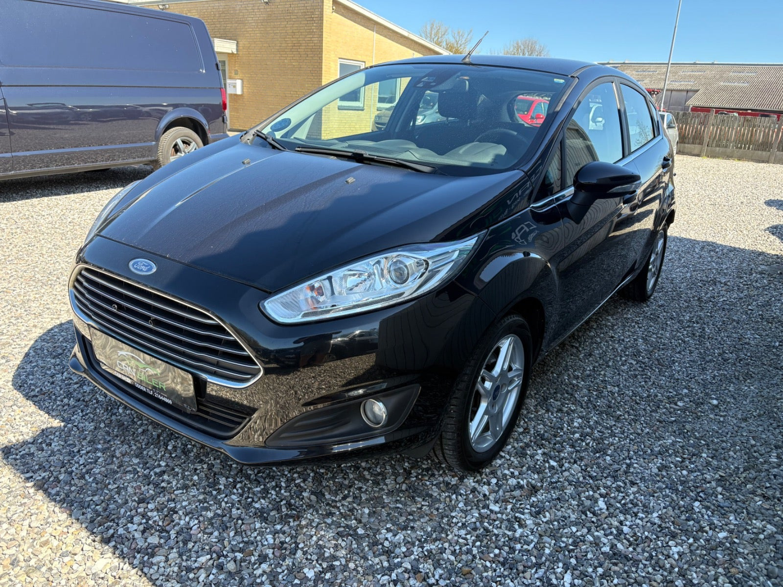 Sort Ford Fiesta fra 2014