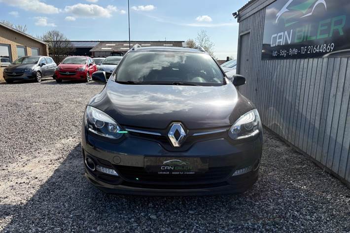 Grå Renault Megane III fra 2014