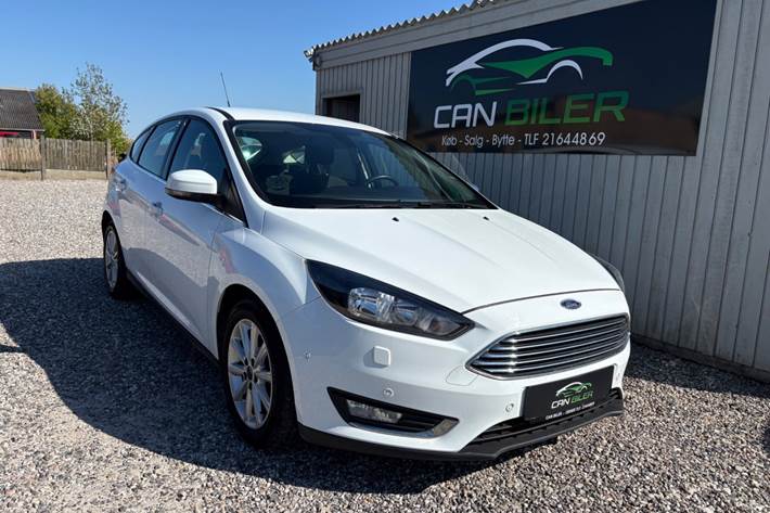 Hvid Ford Focus fra 2016
