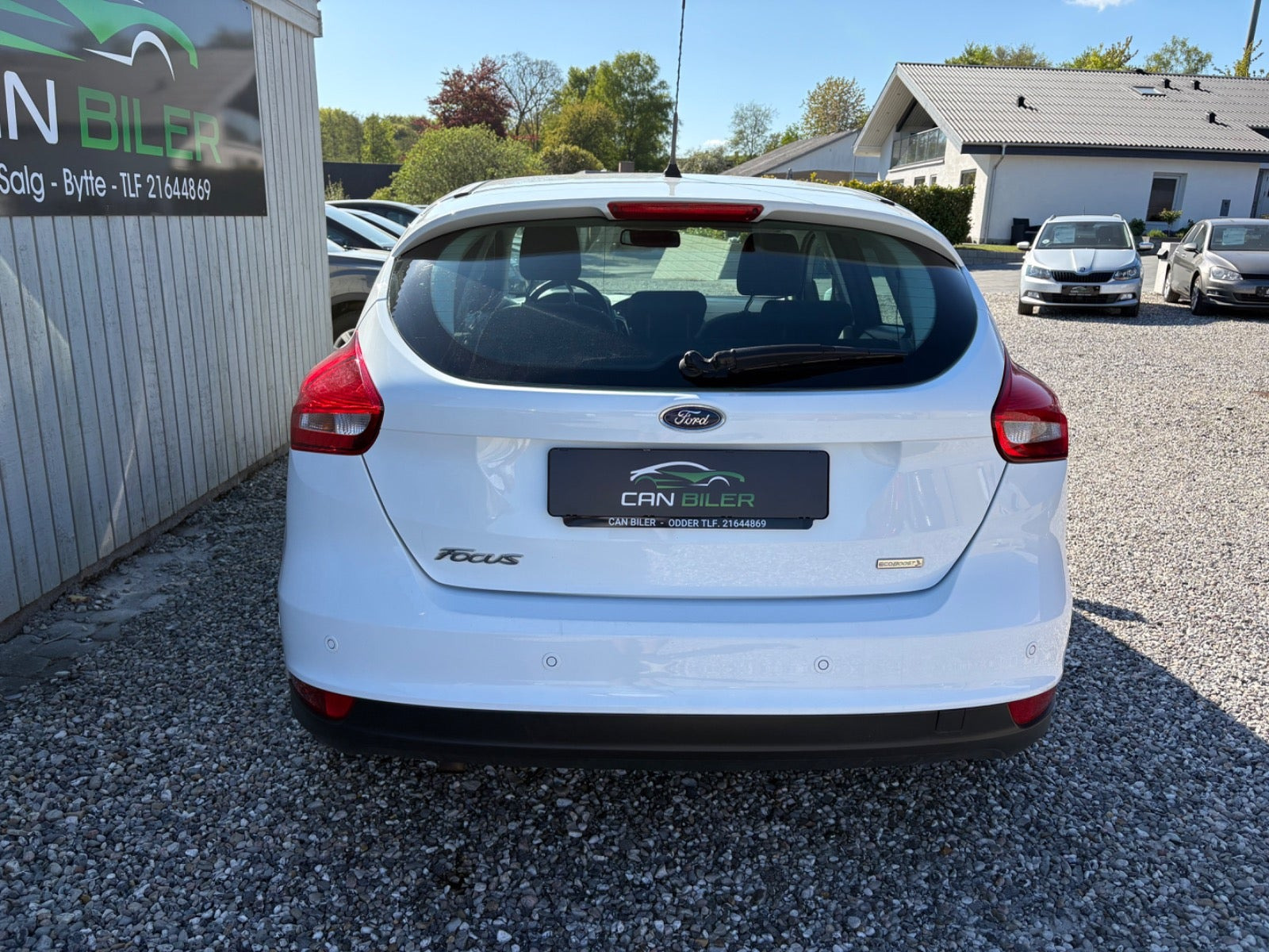 Hvid Ford Focus fra 2016