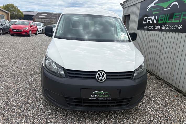 Hvid VW Caddy fra 2014