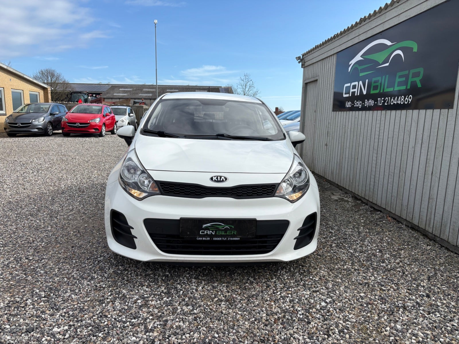 Hvid Kia Rio fra 2016