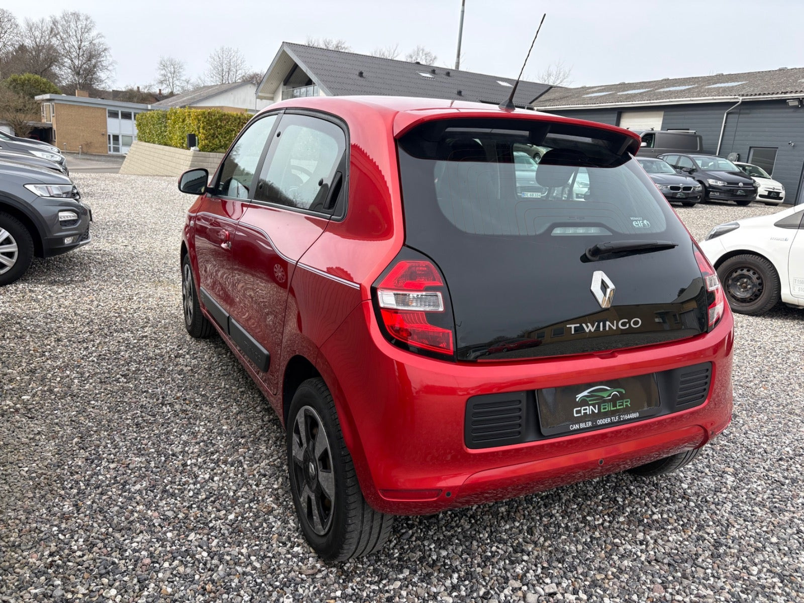 Rød Renault Twingo fra 2015