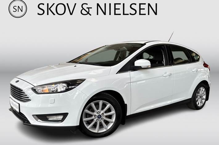 Hvid Ford Focus fra 2015