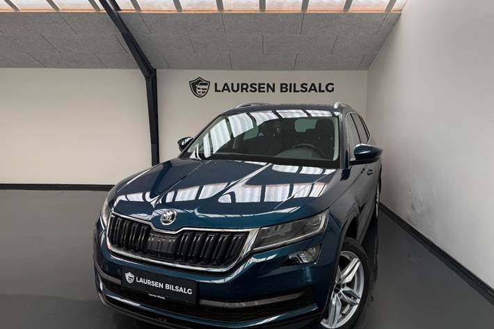 Blå Skoda Kodiaq fra 2018