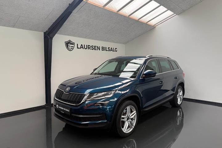 Blå Skoda Kodiaq fra 2018