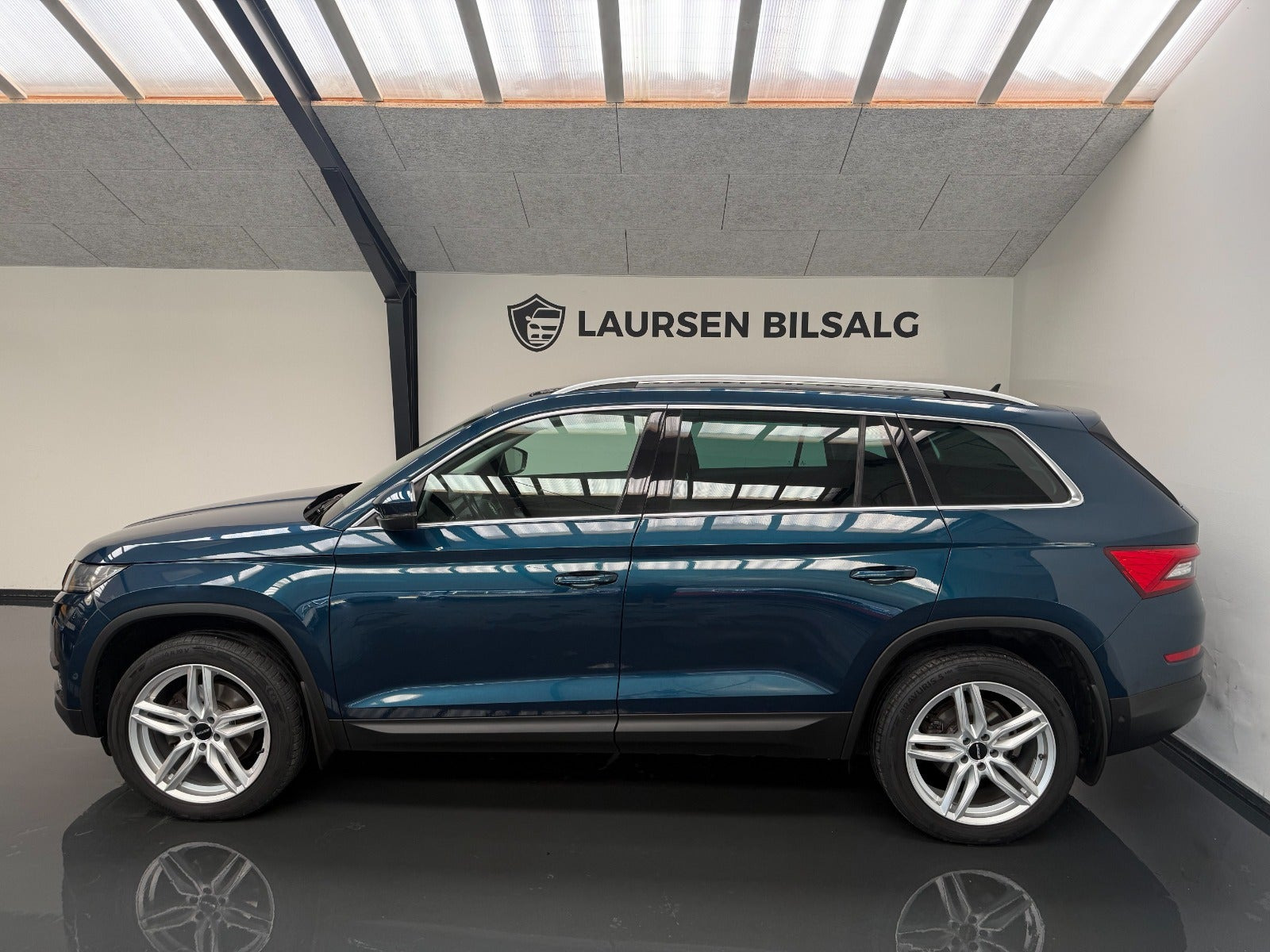 Blå Skoda Kodiaq fra 2018