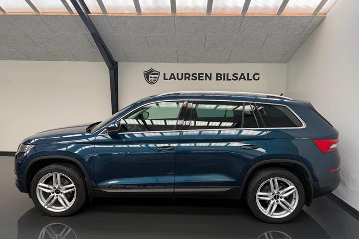 Blå Skoda Kodiaq fra 2018