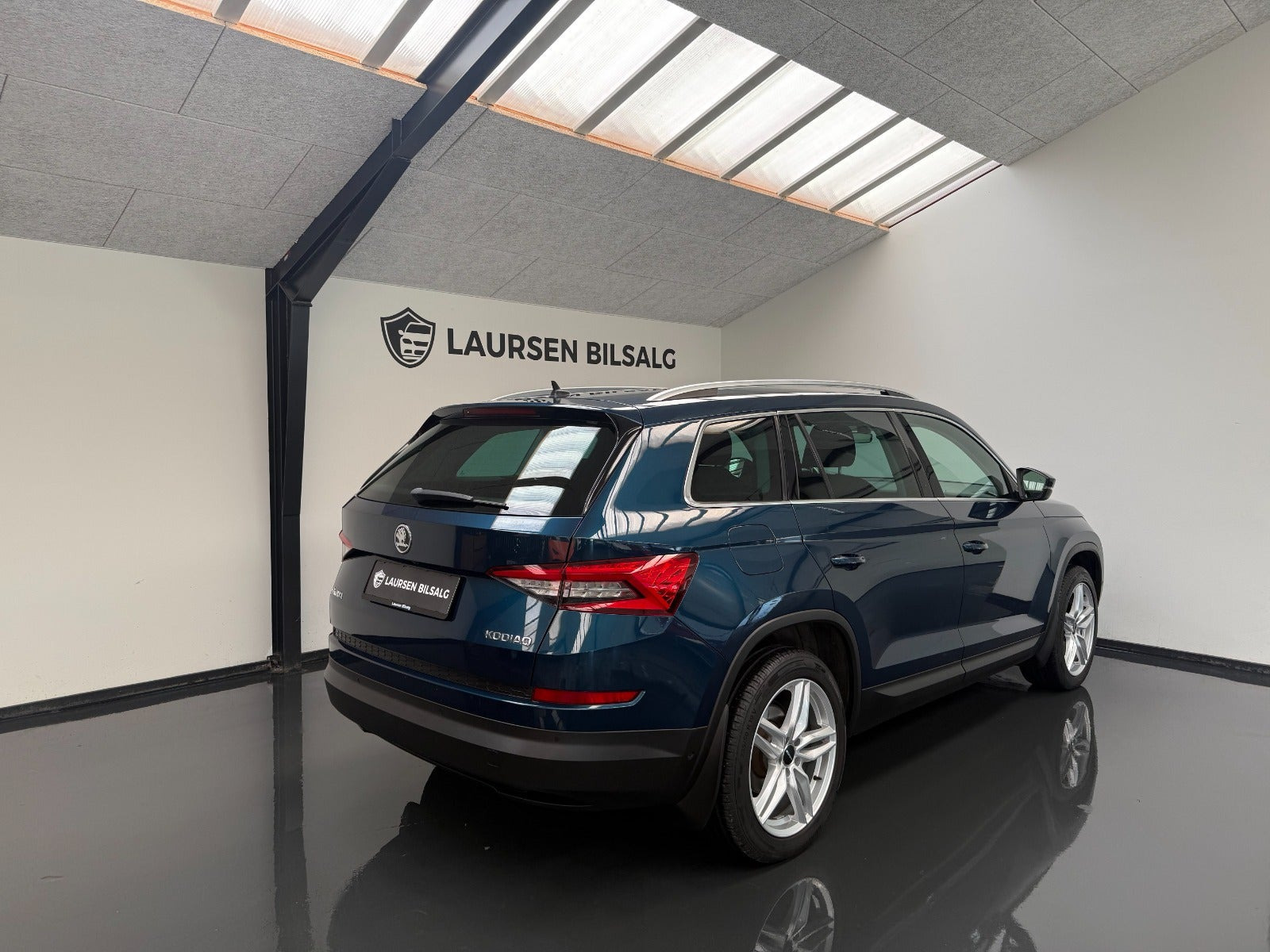 Blå Skoda Kodiaq fra 2018