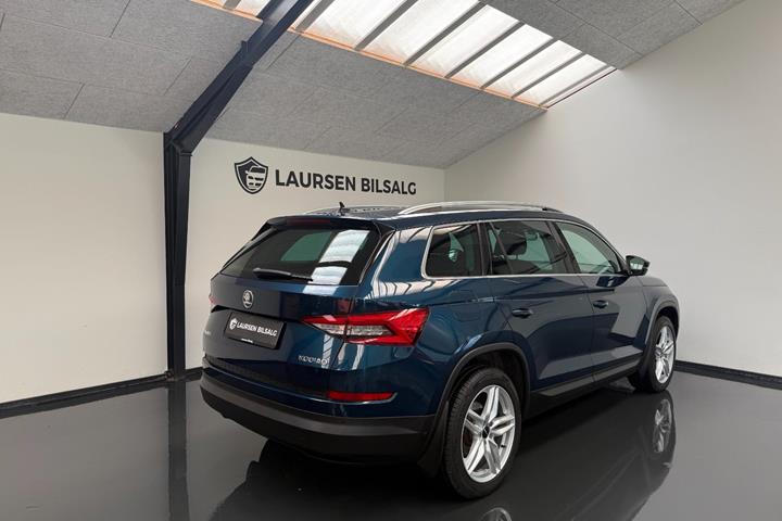 Blå Skoda Kodiaq fra 2018