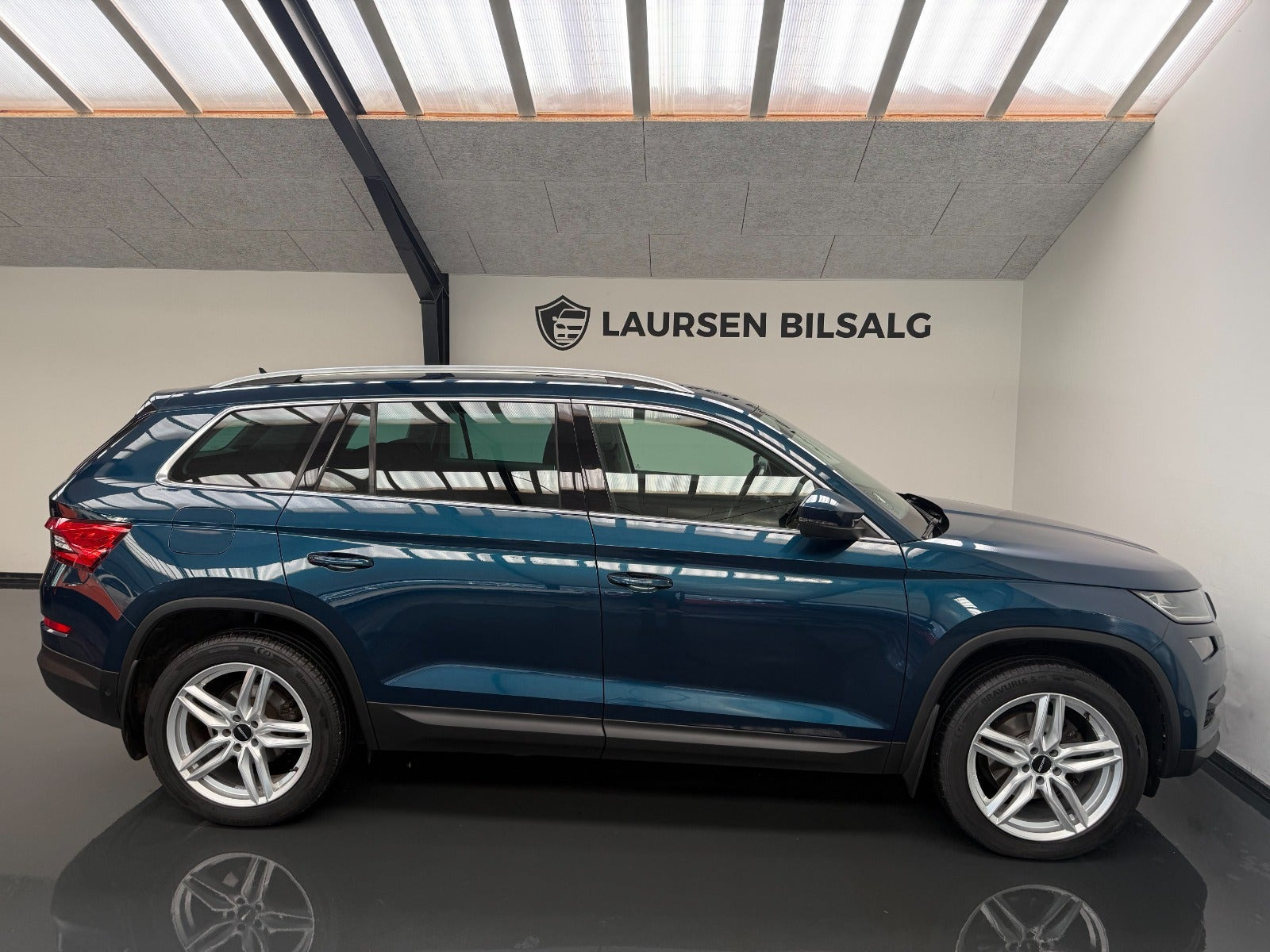Blå Skoda Kodiaq fra 2018