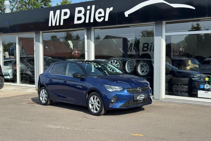 Blå Opel Corsa fra 2021