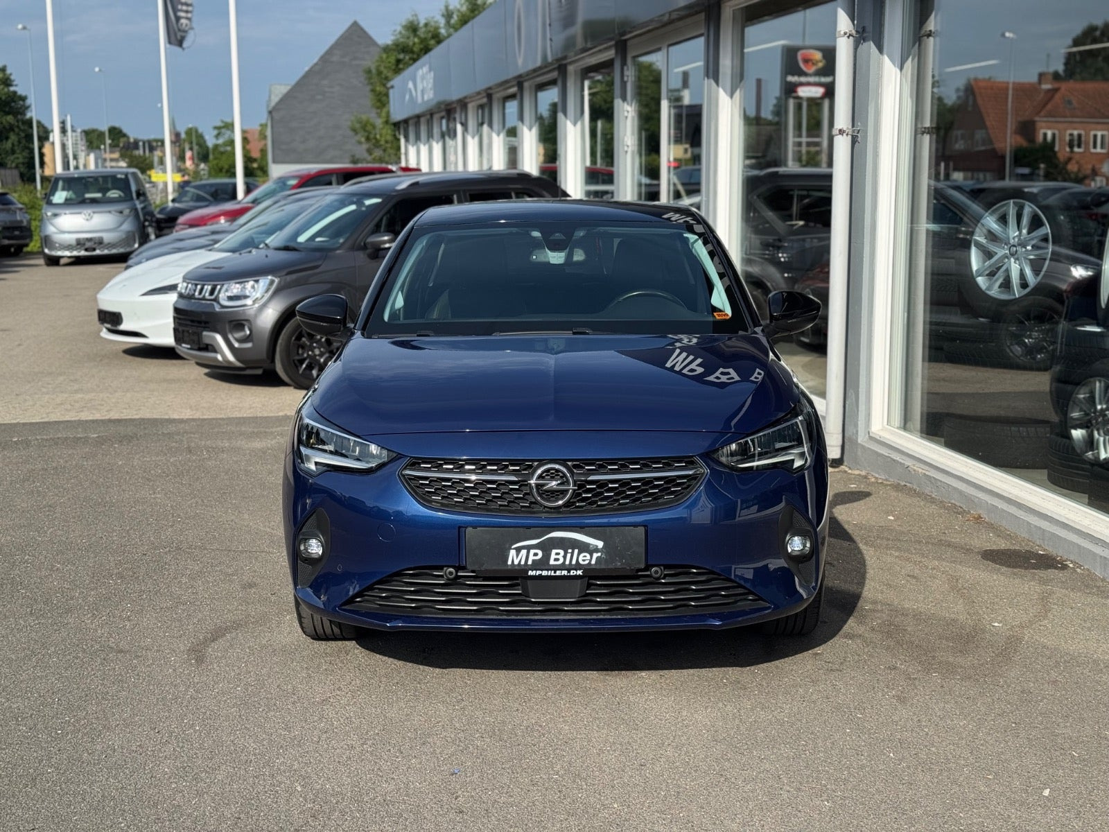 Blå Opel Corsa fra 2021