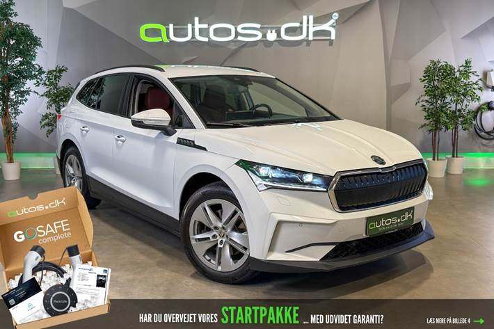 Brun Skoda Enyaq fra 2021