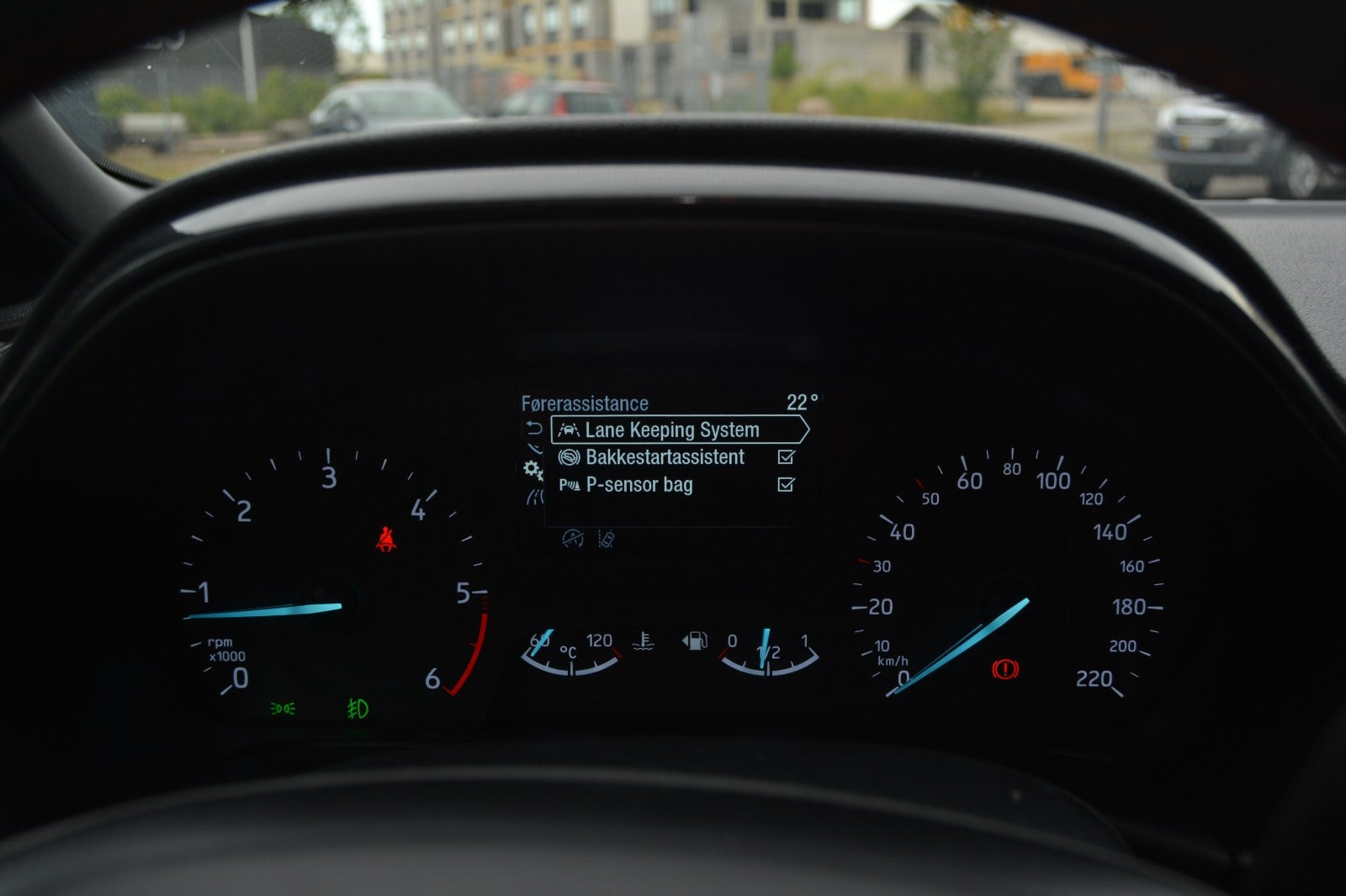 Grå Ford Fiesta fra 2020
