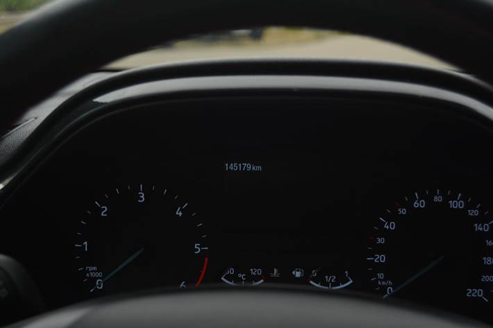 Grå Ford Fiesta fra 2020