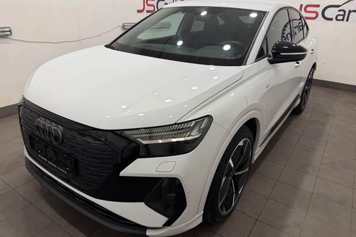 Hvid Audi Q4 e-tron fra 2024