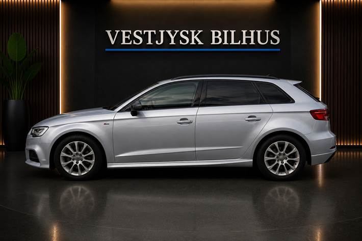 Sølv Audi A3 fra 2020