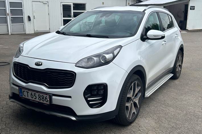 Hvid Kia Sportage fra 2016