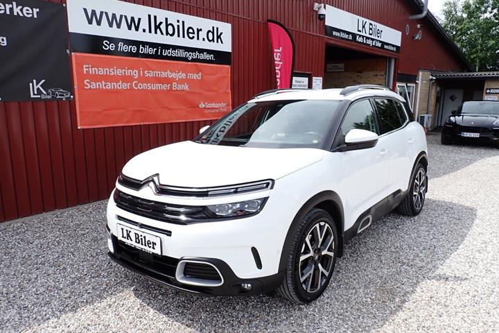 Hvid Citroën C5 Aircross fra 2019 set udefra