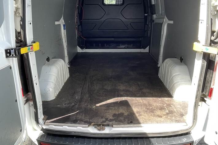 Hvid Ford Transit Custom Van fra 2018
