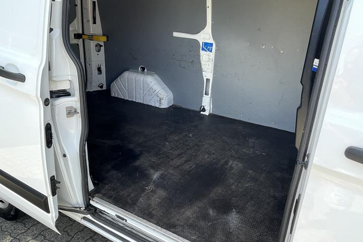 Hvid Ford Transit Custom Van fra 2018