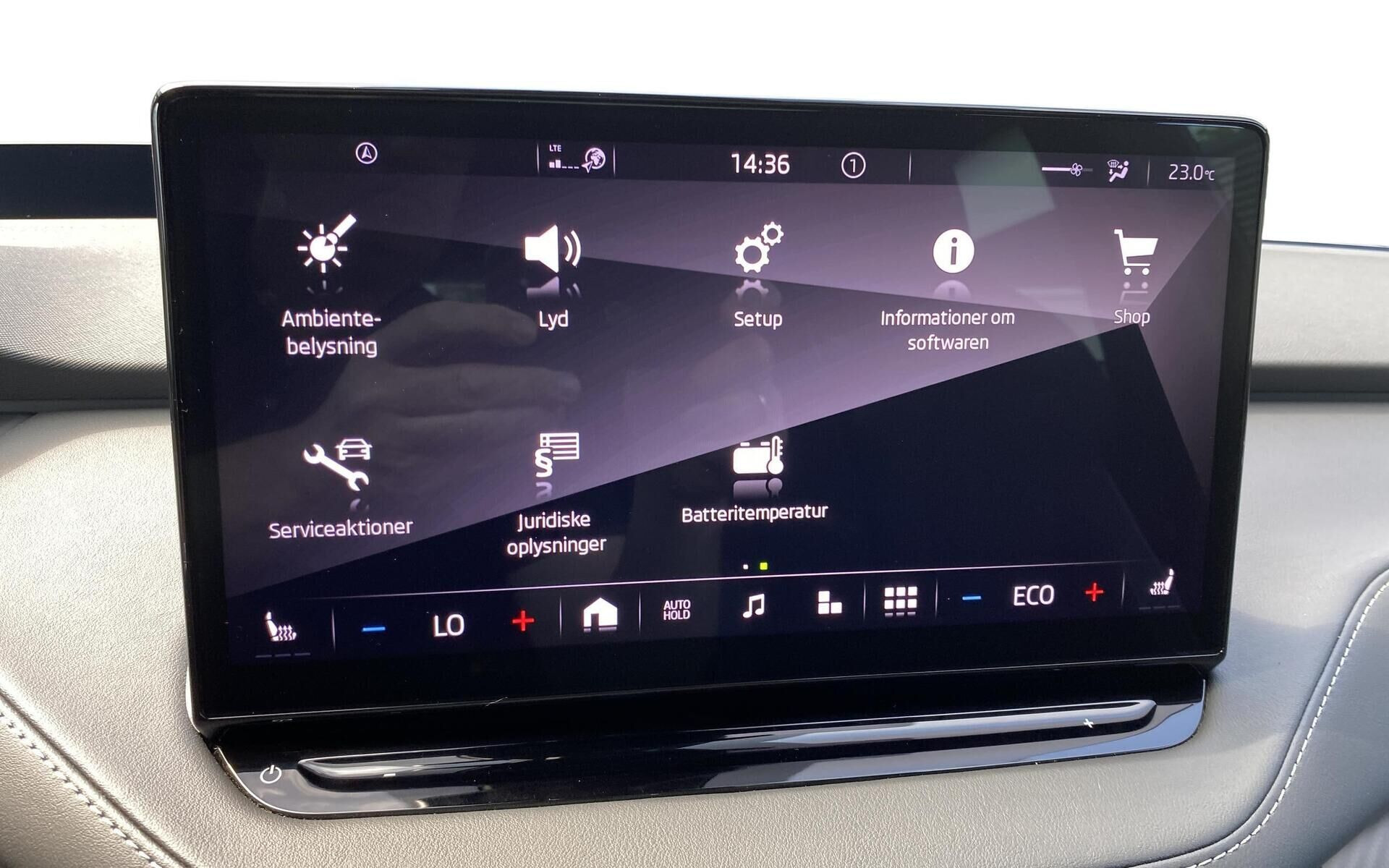 Sort Skoda Enyaq fra 2022