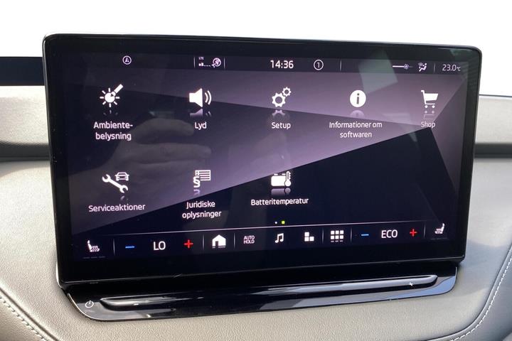 Sort Skoda Enyaq fra 2022