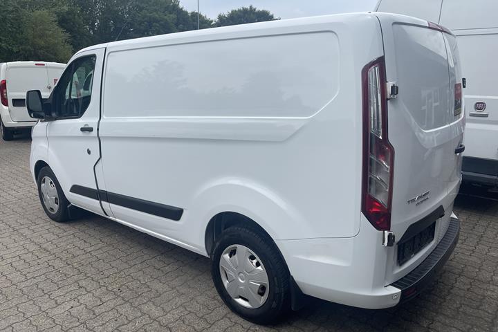 Hvid Ford Transit Custom Van fra 2019