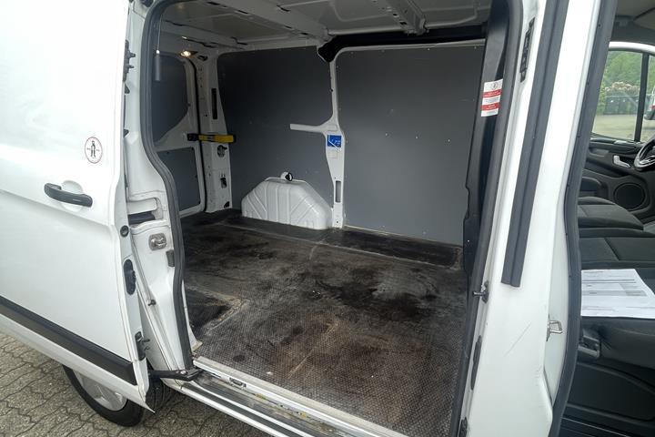 Hvid Ford Transit Custom Van fra 2019