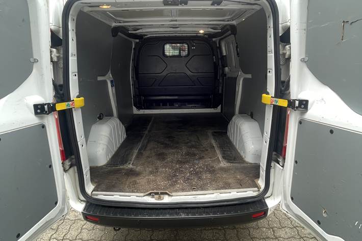 Hvid Ford Transit Custom Van fra 2019