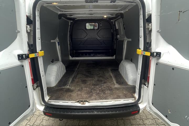 Hvid Ford Transit Custom Van fra 2019