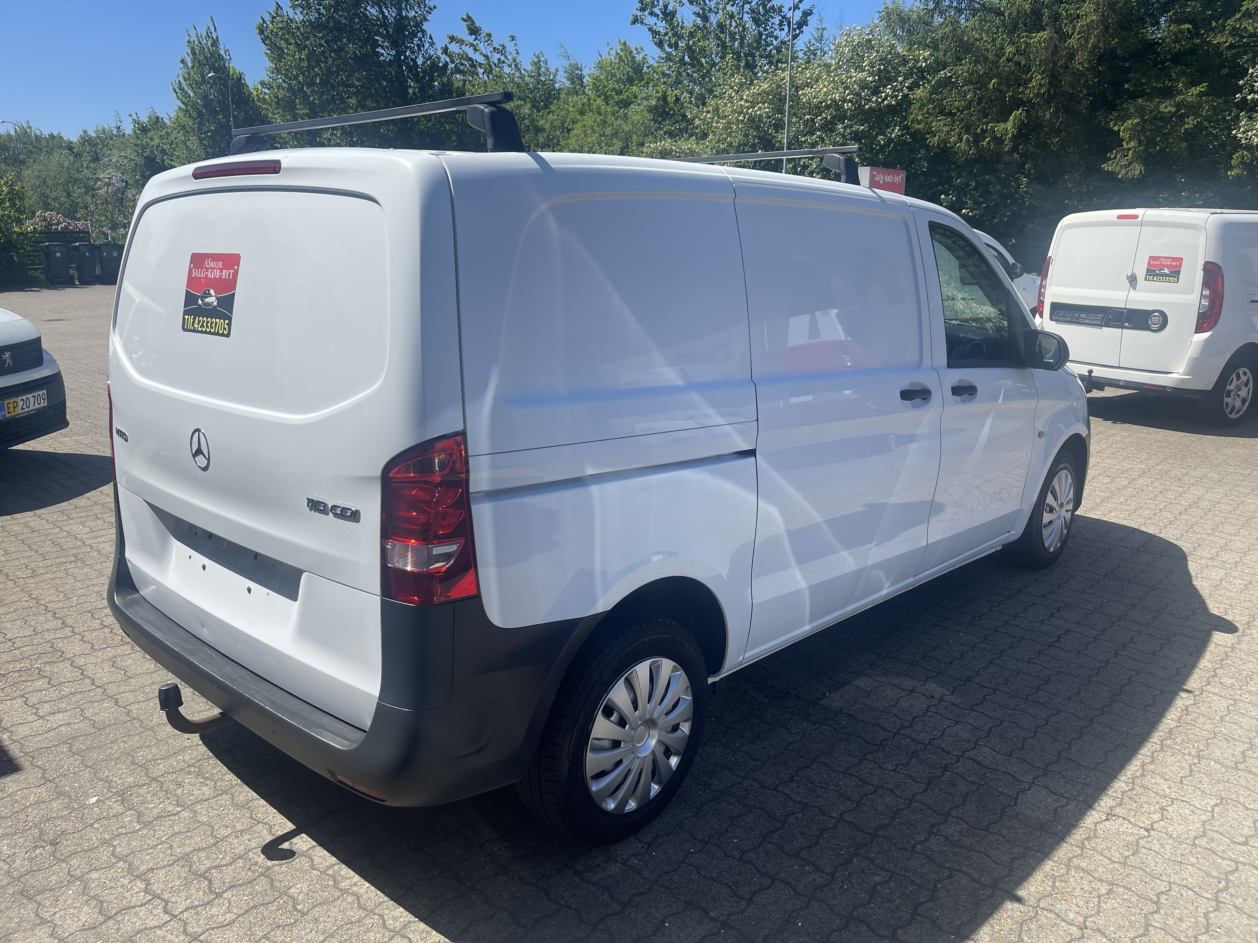 Hvid Mercedes Vito fra 2020