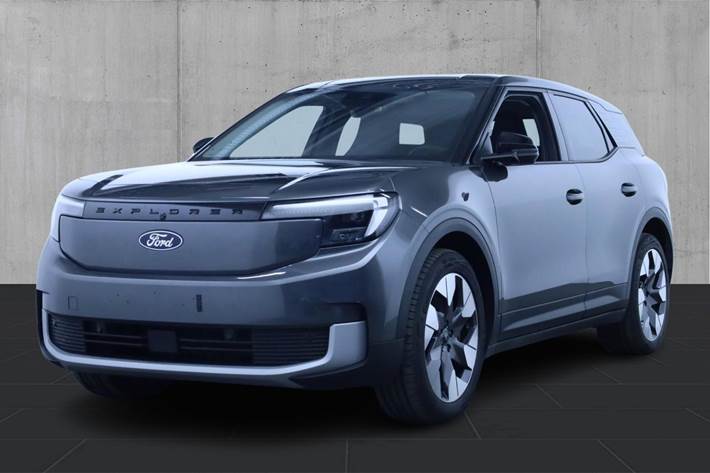 Grå Ford Explorer fra 2025