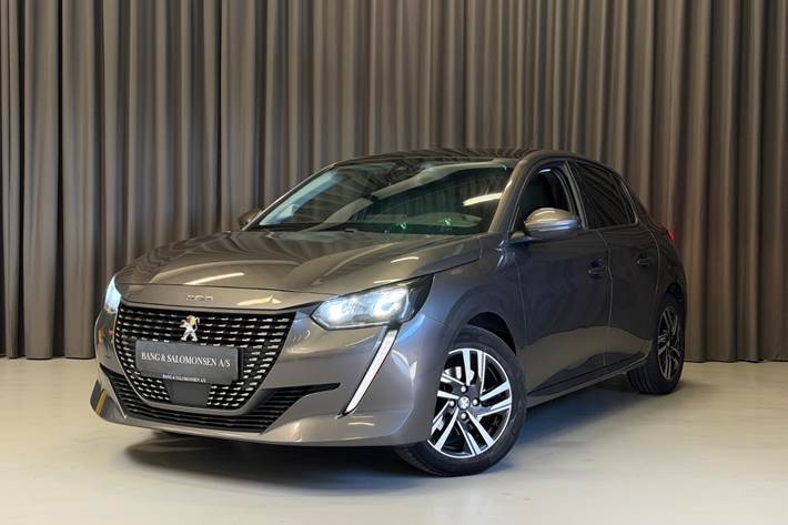 Grå Peugeot 208 fra 2020