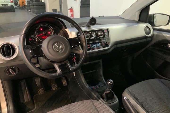 Sølv VW UP! fra 2016
