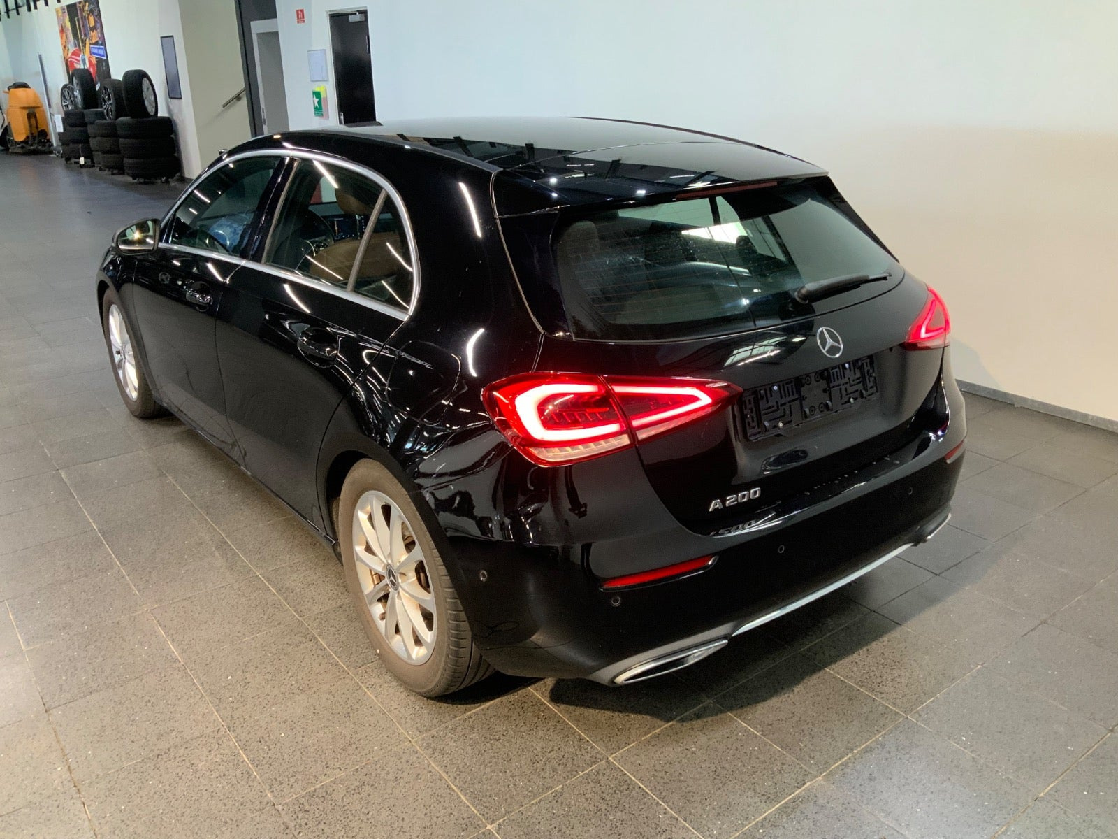 Sort Mercedes A200 fra 2019