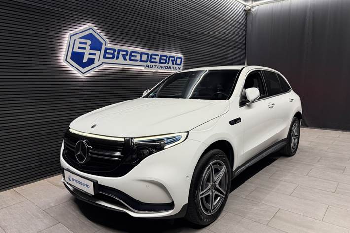 Hvid Mercedes EQC400 fra 2023
