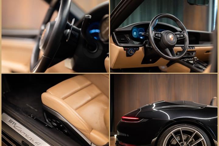 Sort Porsche 911 Carrera 4S fra 2020