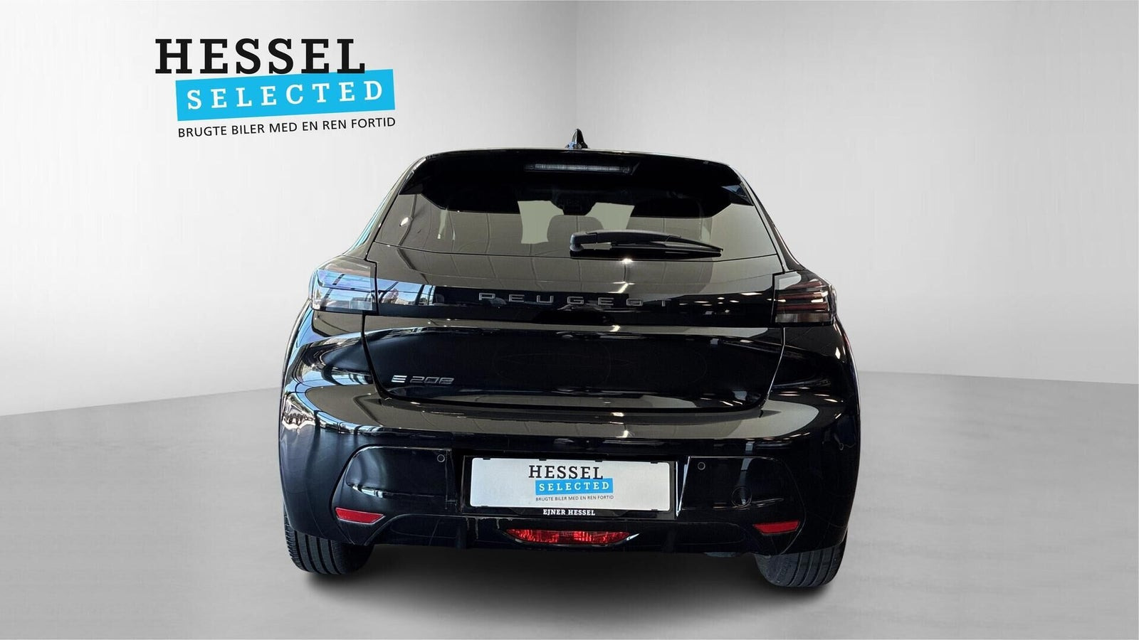 Sort Peugeot e-208 fra 2026