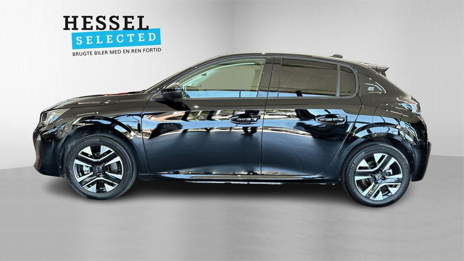 Sort Peugeot e-208 fra 2026