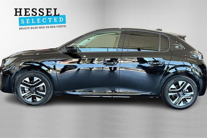 Sort Peugeot e-208 fra 2026